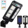 Lampa Solarna Uliczna LED Z CZUJNIKIEM RUCHU I ZMIERZCHU PILOT MOCNA-5904703018841