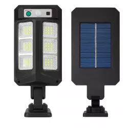 Lampa Solarna Uliczna LED Z CZUJNIKIEM RUCHU I ZMIERZCHU PILOT MOCNA-5904703018841