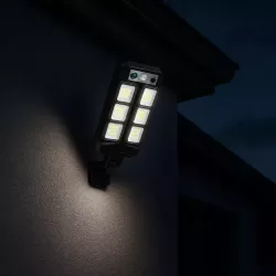Lampa Solarna Uliczna LED Z CZUJNIKIEM RUCHU I ZMIERZCHU PILOT MOCNA-5904703018841
