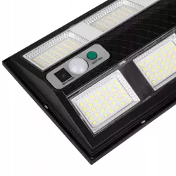 Lampa Solarna Uliczna LED Z CZUJNIKIEM RUCHU I ZMIERZCHU PILOT MOCNA-5904703018834