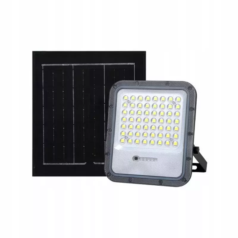 Naświetlacz LED 100W pilot z oddzielnym na kablu solarem solarna panel-5904703019497
