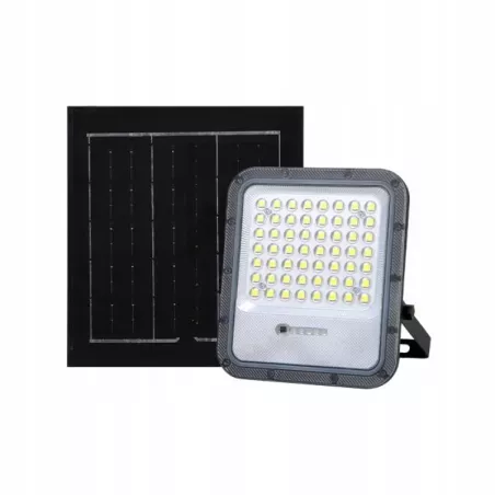 Naświetlacz LED 100W pilot z oddzielnym na kablu solarem solarna panel-5904703019497