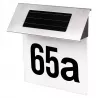 Lampa Solarna PODŚWIETLANY NUMER DOMU LED TABLICZKA Z NUMEREM CZUJNIK-5904703018858