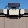 Lampa solarna uliczna NAŚWIETLACZ halogen LED czujnik ruchu OGRODOWA pilot-5904703020295