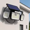 Lampa solarna uliczna NAŚWIETLACZ halogen LED czujnik ruchu OGRODOWA pilot-5904703020295