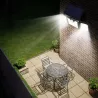 Lampa solarna uliczna NAŚWIETLACZ halogen LED czujnik ruchu OGRODOWA pilot-5904703020295