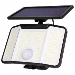 Lampa solarna uliczna NAŚWIETLACZ halogen LED czujnik ruchu OGRODOWA-5904703020301
