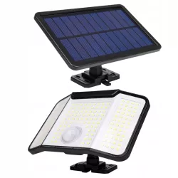 Lampa solarna uliczna NAŚWIETLACZ halogen LED czujnik ruchu OGRODOWA-5904703020301