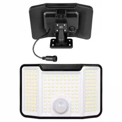 Lampa solarna uliczna NAŚWIETLACZ halogen LED czujnik ruchu OGRODOWA-5904703020301