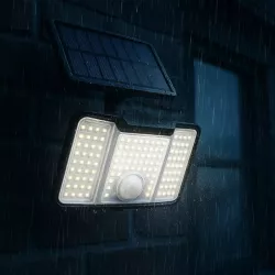 Lampa solarna uliczna NAŚWIETLACZ halogen LED czujnik ruchu OGRODOWA-5904703020301