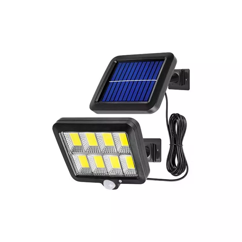 Naświetlacz LED solarny IP44 8xCOB PIR-5904703029113