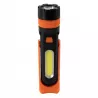Xudo Latarka Led 3W COB + 3W LED 3xAAA IP20 Pomarańczowo-Czarna XD-HH120-5904703009306