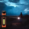 Xudo Latarka Led 3W COB + 3W LED 3xAAA IP20 Pomarańczowo-Czarna XD-HH120-5904703009306