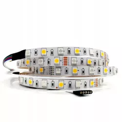 Taśma LED SMD 5050 60LED/m RGB+WW 12mm WIELOKOLOROWA IP20 12V-5903002032633