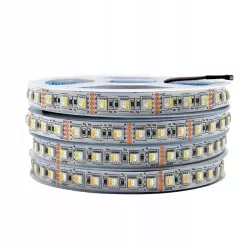 Pasek LED RGBW 300LED 12V RGB + Warm White 5m 19,2W/m IP20 wielokolorowa-5908263380257