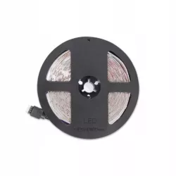 TAŚMA LED RGB 5050 PREMIUM 24V ROLKA 5M 300LED IP20 14,4W/m KOLOROWA-5903002035849