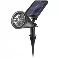 Lampka solarna do ogrodu reflektor wbijany LED z Czujnikiem Wodoodporny - 5903002036143