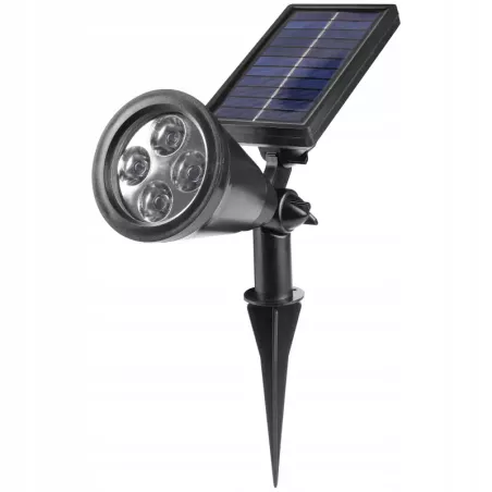 Lampka solarna do ogrodu reflektor wbijany LED z Czujnikiem Wodoodporny - 5903002036143