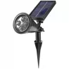 Lampka solarna do ogrodu reflektor wbijany LED z Czujnikiem Wodoodporny - 5903002036143