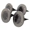 4x Lampka Ogrodowa LED Oprawa SOLARNA Dogruntowa Wbijana Czujnik Zmierzchu-5908263380998