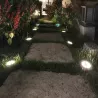 4x Lampka Ogrodowa LED Oprawa SOLARNA Dogruntowa Wbijana Czujnik Zmierzchu-5908263380998