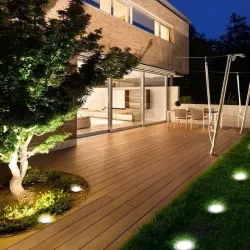 ZESTAW 4x LAMPA NAJAZDOWA 8LED SOLARNA OGRODOWA wbijana GRUNTOWA czujnik-5908263381001