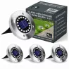 4x LAMPA solarna ogrodowa NAJAZDOWA 16LED wbijana GRUNTOWA-5908263383791