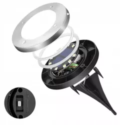 4x LAMPA solarna ogrodowa NAJAZDOWA 16LED wbijana GRUNTOWA-5908263383791
