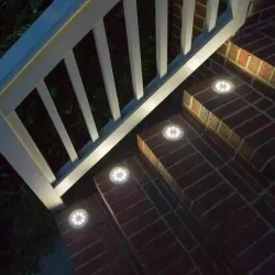 4x Lampa solarna ogrodowa zewnętrzna 12x LED wbijana GRUNTOWA-5908263383784