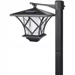 Lampa SOLARNA Ogrodowa LED 1,5m LATARNIA słupek stojący zewnętrzna-5908263387386