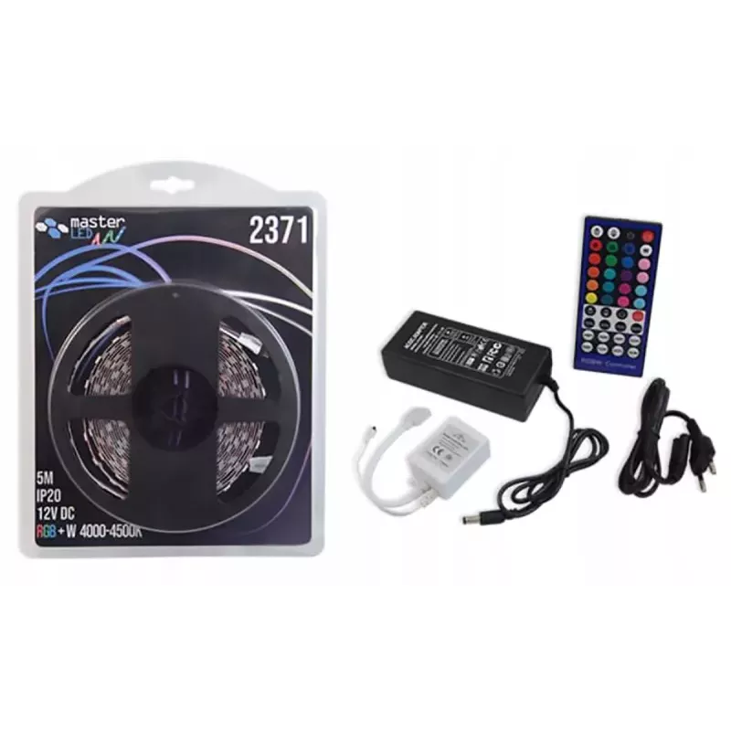 Zestaw Taśma LED RGB+NW 5050 Blister 5m300led IP20-5908263387904