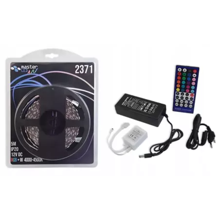 Zestaw Taśma LED RGB+NW 5050 Blister 5m300led IP20-5908263387904