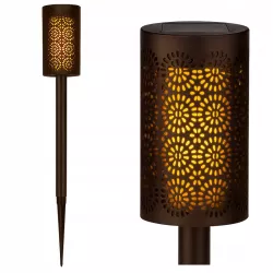 Lampa solarna ogrodowa wbijana LED POCHODNIA efekt OGIEŃ PŁOMIEŃ-5904703001270