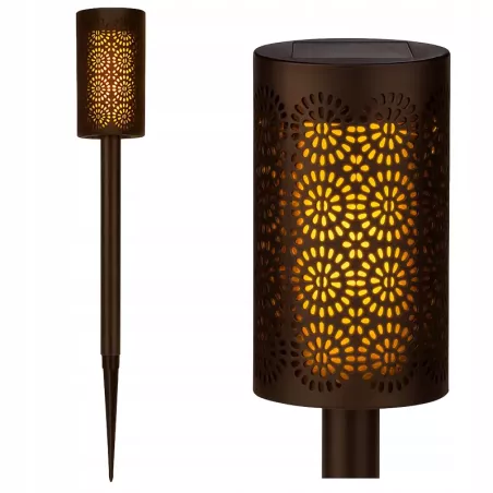 Lampa solarna ogrodowa wbijana LED POCHODNIA efekt OGIEŃ PŁOMIEŃ-5904703001270