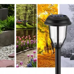 LAMPA SOLARNA wbijana pochodnia OGRODOWA OGIEŃ EFEKT PŁOMIENIA OZDOBNA-5903002033340