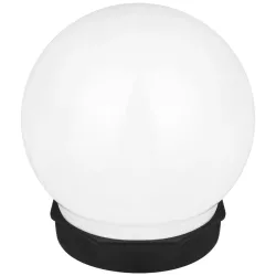Lampa ogrodowa Kula solarna LED 10 cm wbijana naziemna biała mleczna-5903002033463