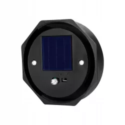 Lampa ogrodowa Kula solarna LED 10 cm wbijana naziemna biała mleczna-5903002033463