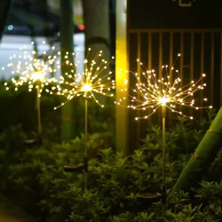 2x LAMPKA SOLARNA WBIJANA OGRODOWA DMUCHAWIEC LED DO OGRODU czujnik 84cm-5904703014096