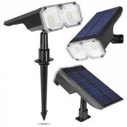 Lampka solarna do ogrodu reflektor wbijany LED z Czujnikiem Wodoodporny-5904703014140