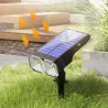Lampka solarna do ogrodu reflektor wbijany LED z Czujnikiem Wodoodporny-5904703014140