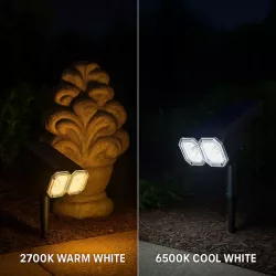 Lampka solarna do ogrodu reflektor wbijany LED z Czujnikiem Wodoodporny-5904703014140