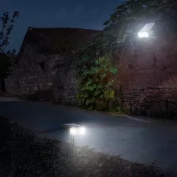 Lampka solarna do ogrodu reflektor wbijany LED z Czujnikiem Wodoodporny-5904703014140