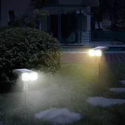 Lampka solarna do ogrodu reflektor wbijany LED z Czujnikiem Wodoodporny-5904703014140