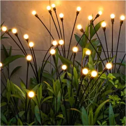 Lampa solarna LED ogrodowa wbijana x10 LED 3000K 73cm VIP-5904703014195