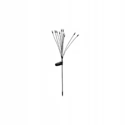 Lampa solarna LED ogrodowa wbijana x10 LED 3000K 73cm VIP-5904703014195