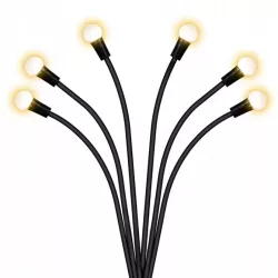 Lampa solarna LED ogrodowa wbijana x6 LED 73cm-5904703014201