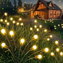 Lampa solarna LED ogrodowa wbijana x6 LED 73cm-5904703014201