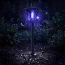 LAMPKI SOLARNE DO OGRODU LED WBIJANE ZEWNĘTRZE OWADOBÓJCZE OZDOBNE 57 cm-5904703014089