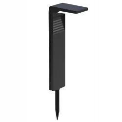 4x Lampa SOLARNA LED stojąca słupek Ogrodowa 41cm zewnętrzna CZARNA-5904703015567