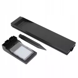 4x Lampa SOLARNA LED stojąca słupek Ogrodowa 41cm zewnętrzna CZARNA-5904703015567